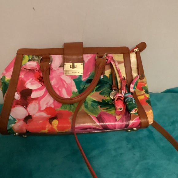 Brahmin Handbags - BRAHMIN ANNABEL ROSE FLORAL SATCHEL